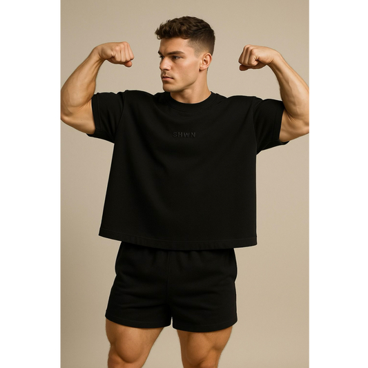 Nightshift Cropped Tee